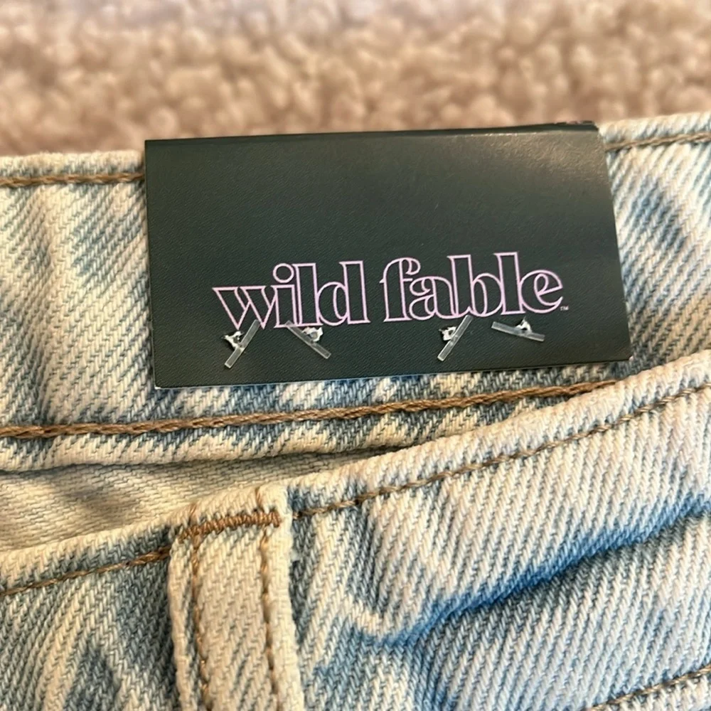 Wild Fable Button Fly Super High Rise Cutoff Shorts Size 17 NWT